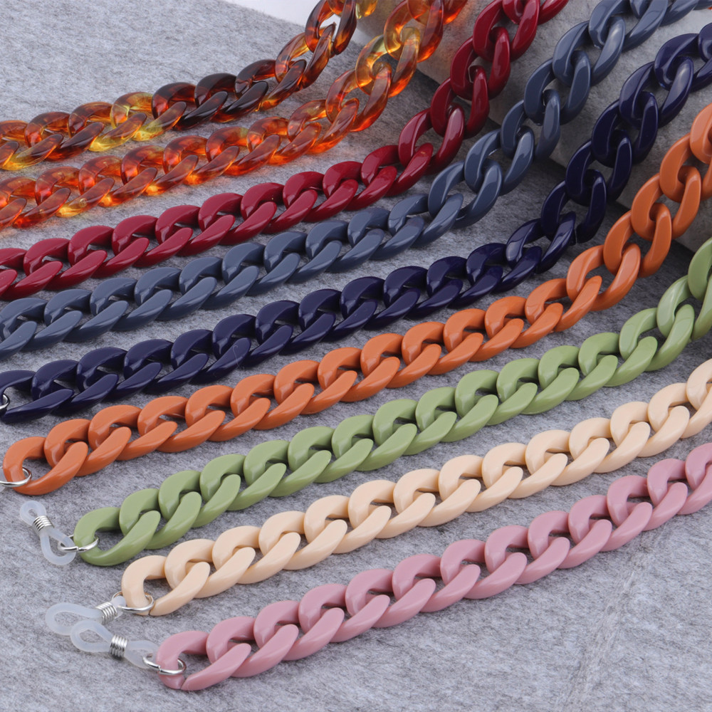 Sunglass Retainer Cord - 새로운 패션 아크릴 안경 체인 홀더