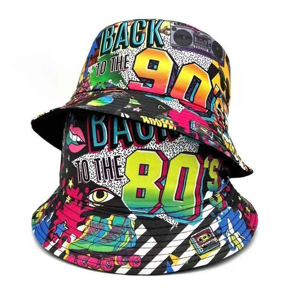 Packable Hat Nylon - 레트로 80 90년대 빈티지 버킷햇 여성